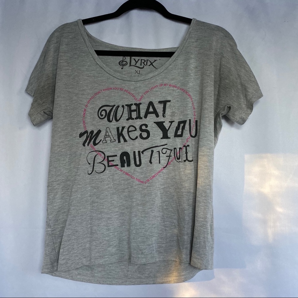Delia*s One Direction Lyric Shirt